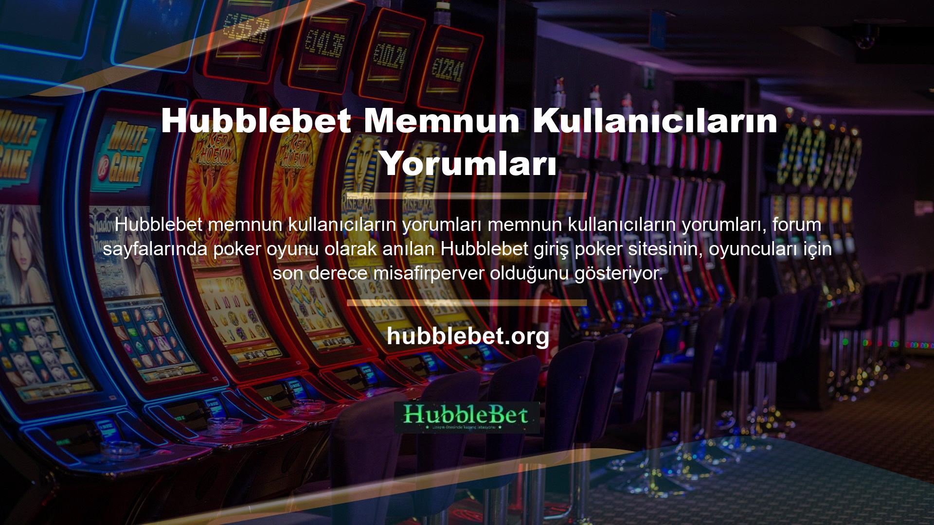 Ancak incelemeler, çoğu kullanıcının poker keyfinden memnun olduğunu ve Hubblebet bahislerinin bu eğlencenin karlı olmasını sağladığını ortaya koyuyor